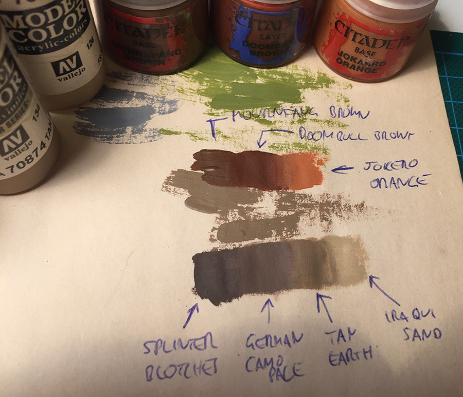 Test Palettes